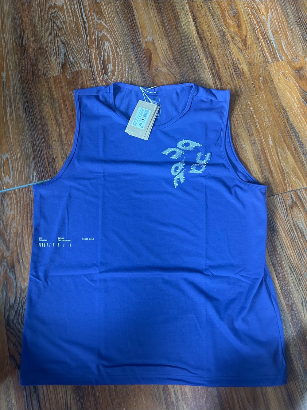On Running Twilight Purple Men's Run Tank - M
